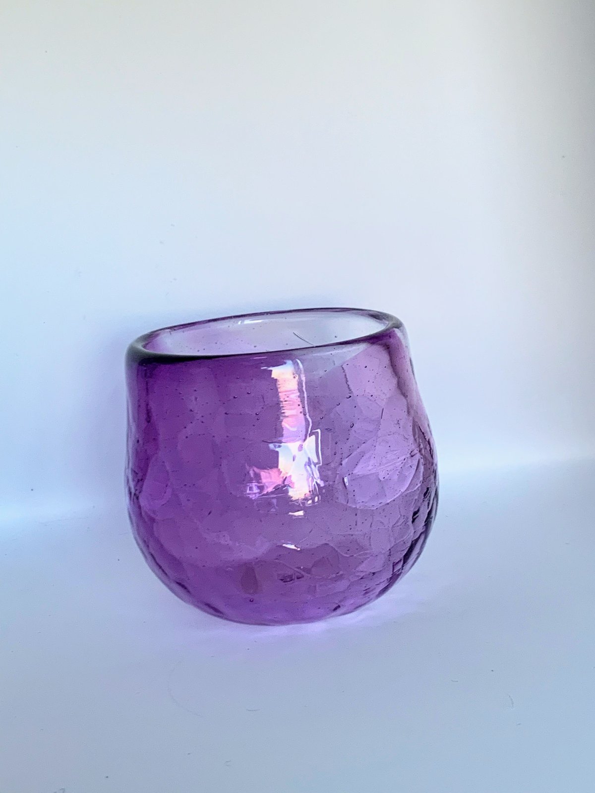 キャンドルホルダー（紫1） | Glass saoringo STORE
