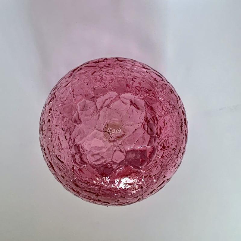 新品 ヴィラリ 希少 キャンドルホルダー キャンドル ピンク リボン ★ キャンドルホルダー（ピンク1） | Glass saoringo STORE
