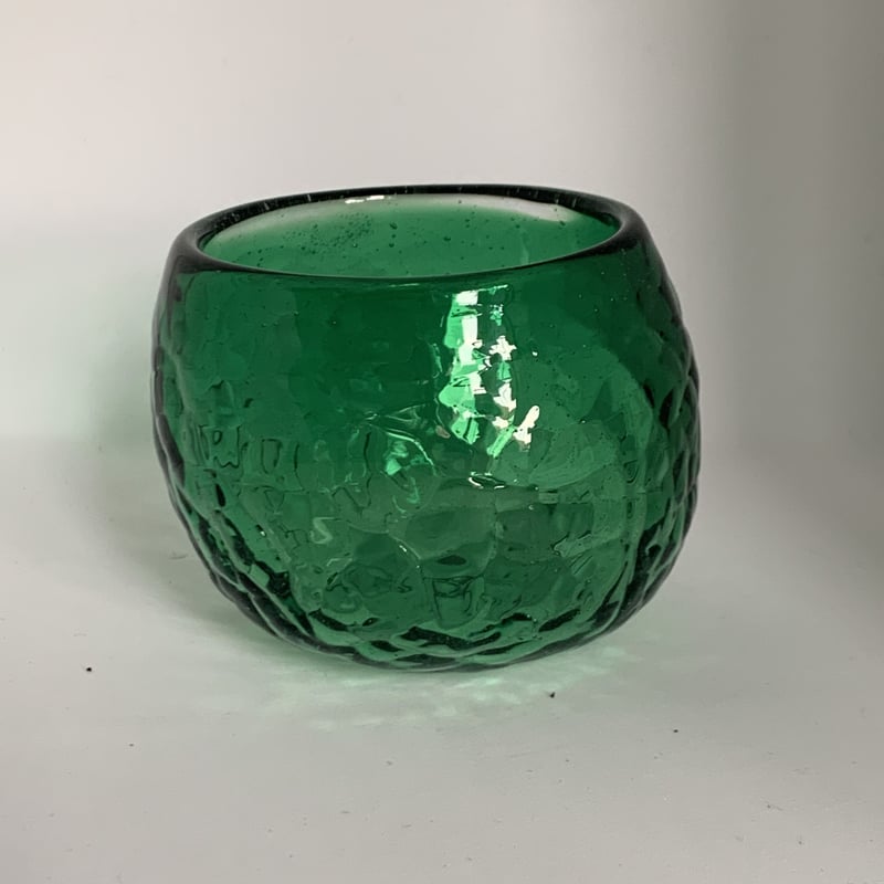 キャンドルホルダー（緑2） | Glass saoringo STORE