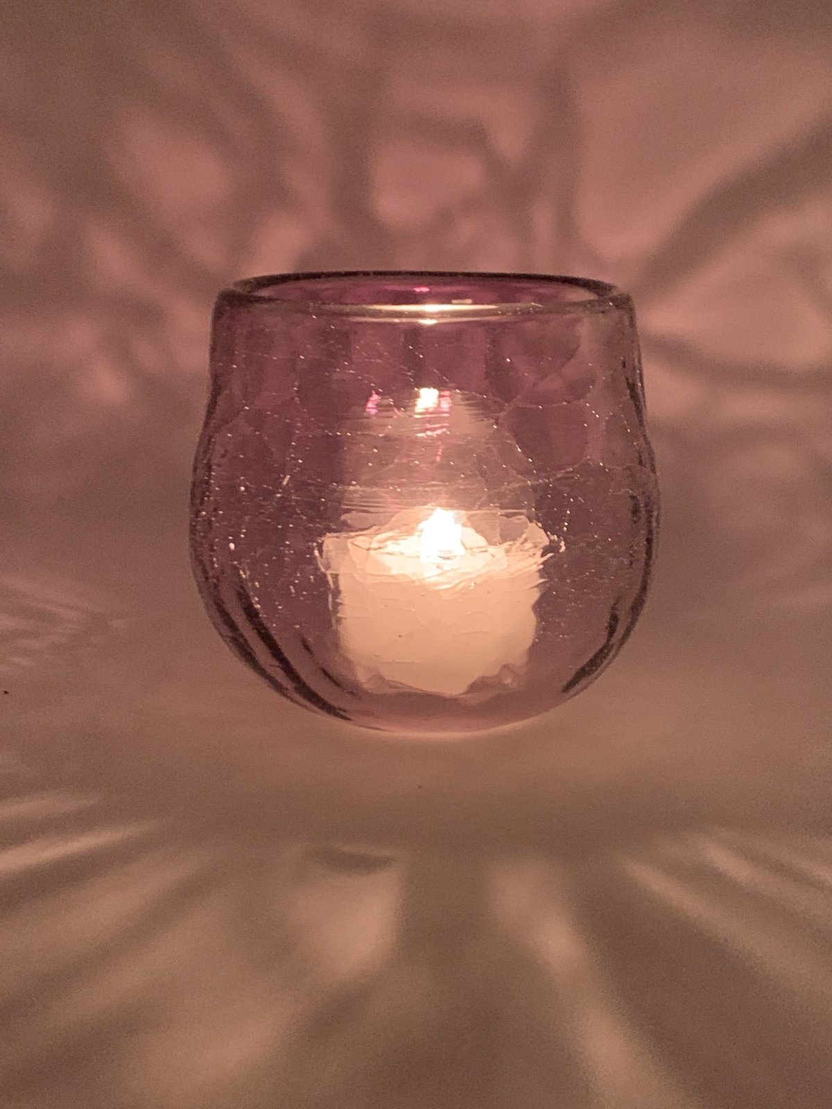 キャンドルホルダー（紫1） | Glass saoringo STORE