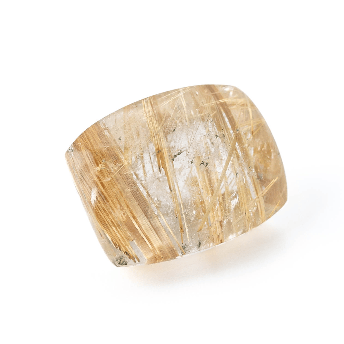 透明感あふれる輝きが魅力】ルチルクォーツ 12.75ct | まるむ商会