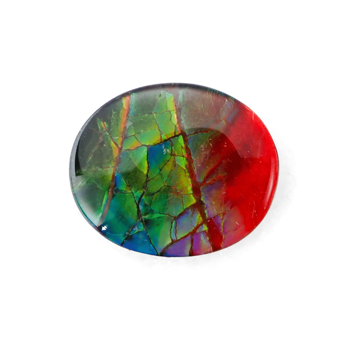 カナダ産 ハート型 アンモライトルース N210 カナダ産 ハート型 アンモライトルース N210 カナダ産 ハート型