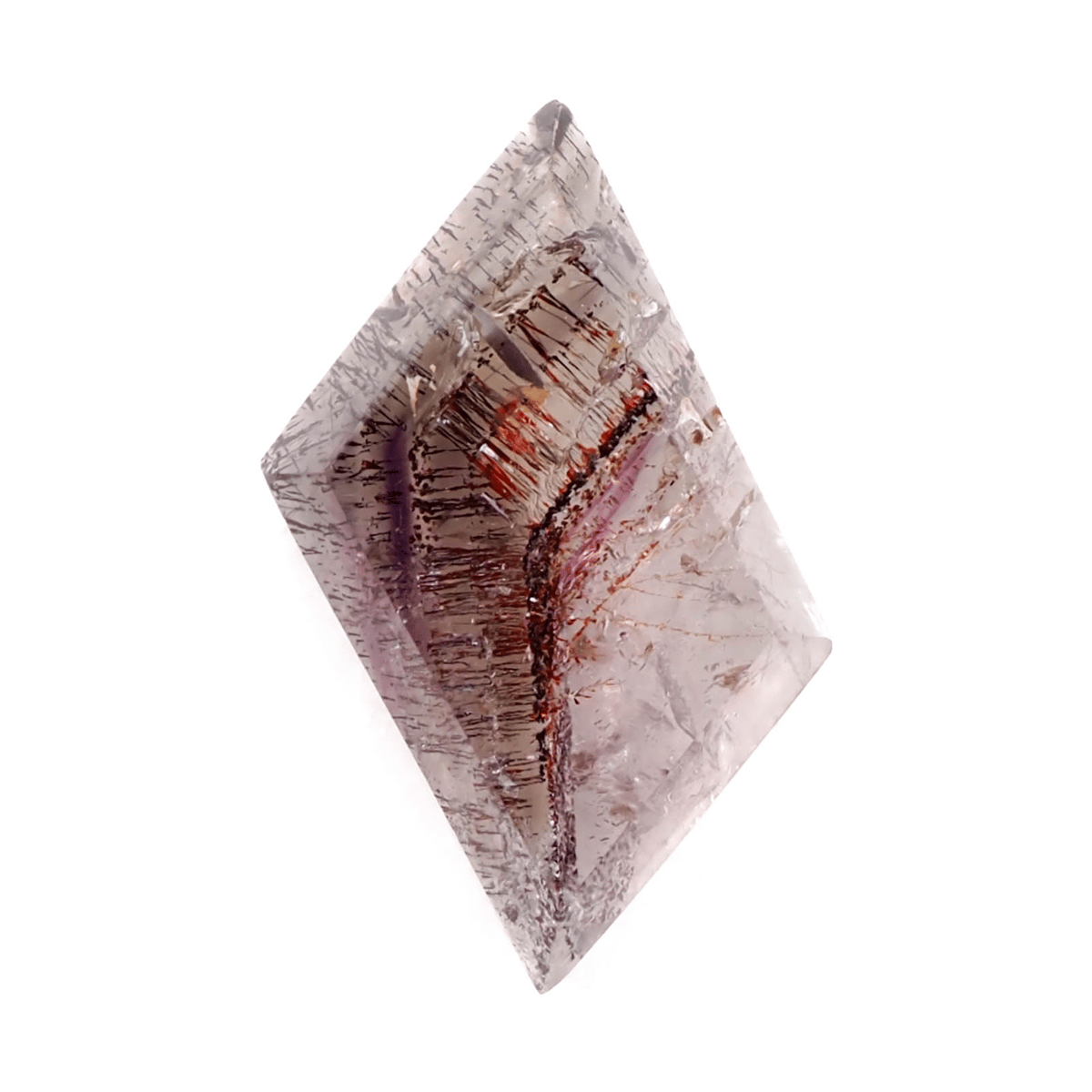 魅惑のインクルージョン】ゲーサイトインアメジスト 5.4ct | まるむ商会