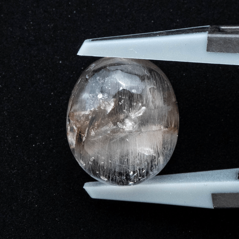 白銀の輝き】プラチナルチルクォーツ 4.8ct | まるむ商会