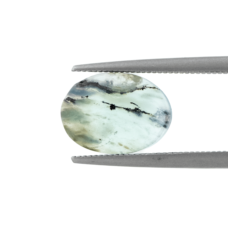 希少な青いデンドリティックオパール】ブルーデンドリティックオパール