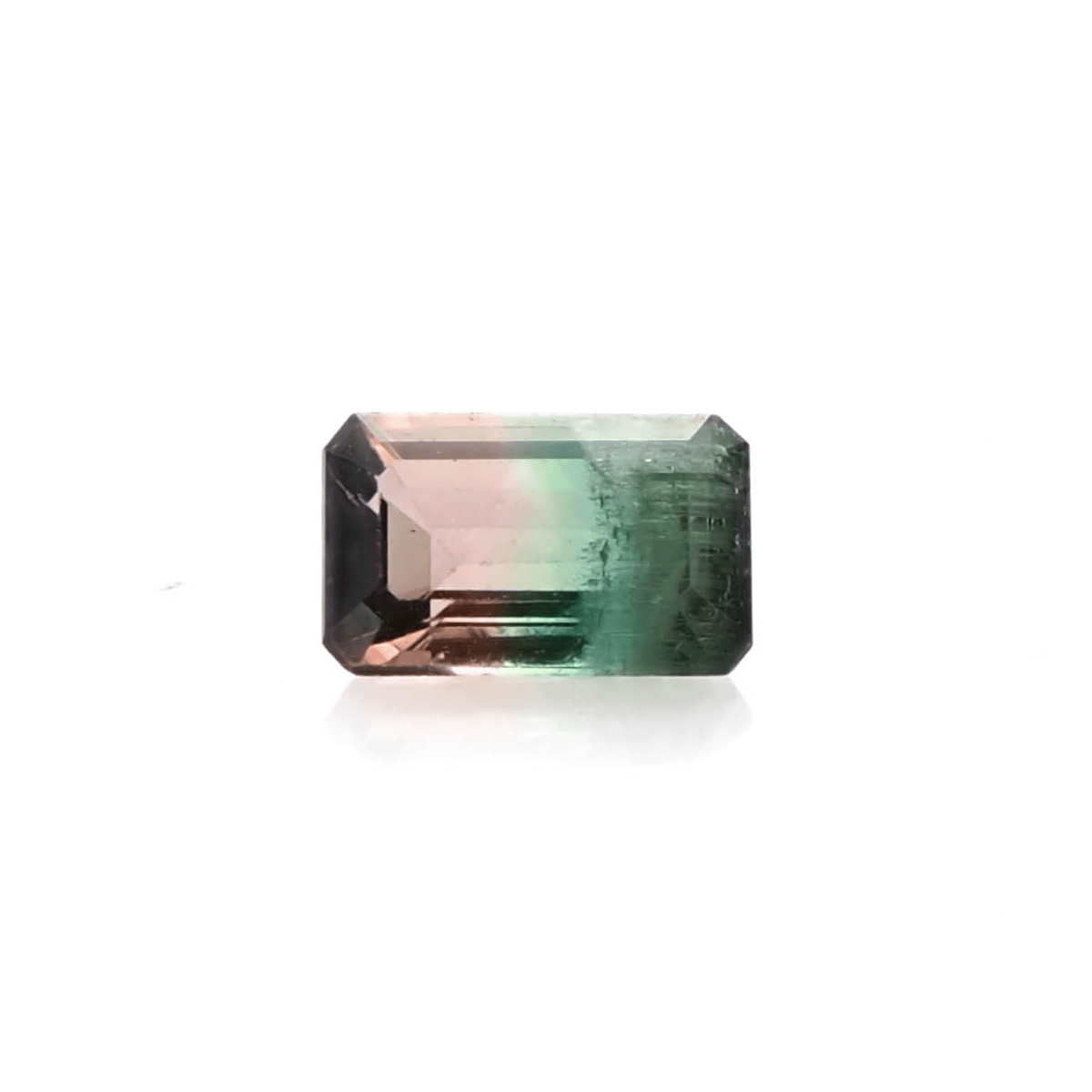 濃厚な色のグラデーション】バイカラートルマリン 0.75ct | まるむ商会