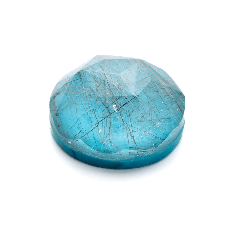 美品 agete K10ターコイズ ルチルクォーツ ダブレットチャーム agete（アガット）の「K10ターコイズチャーム（チャーム）」 - WEAR