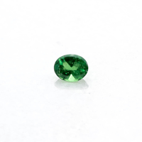【まろやかな輝きのバフトップ】グリーングロッシュラーガーネット 0.4ct
