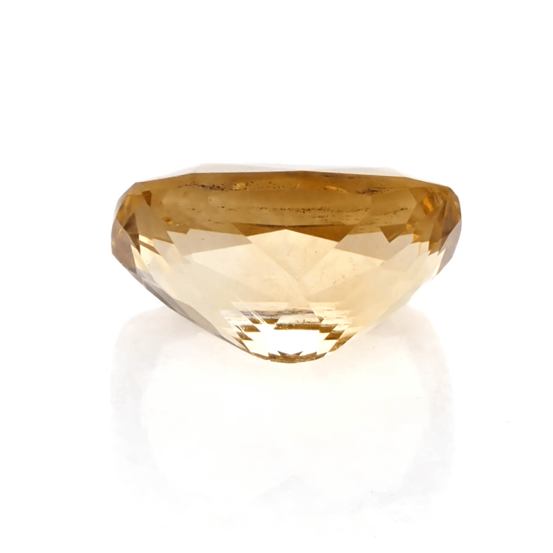 希少なシャンパンカラーの非加熱シトリン】シトリン 5.49ct | まるむ商会