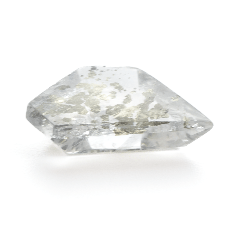 銀色にきらめくパイライト入り】パイライトインクォーツ 7.35ct