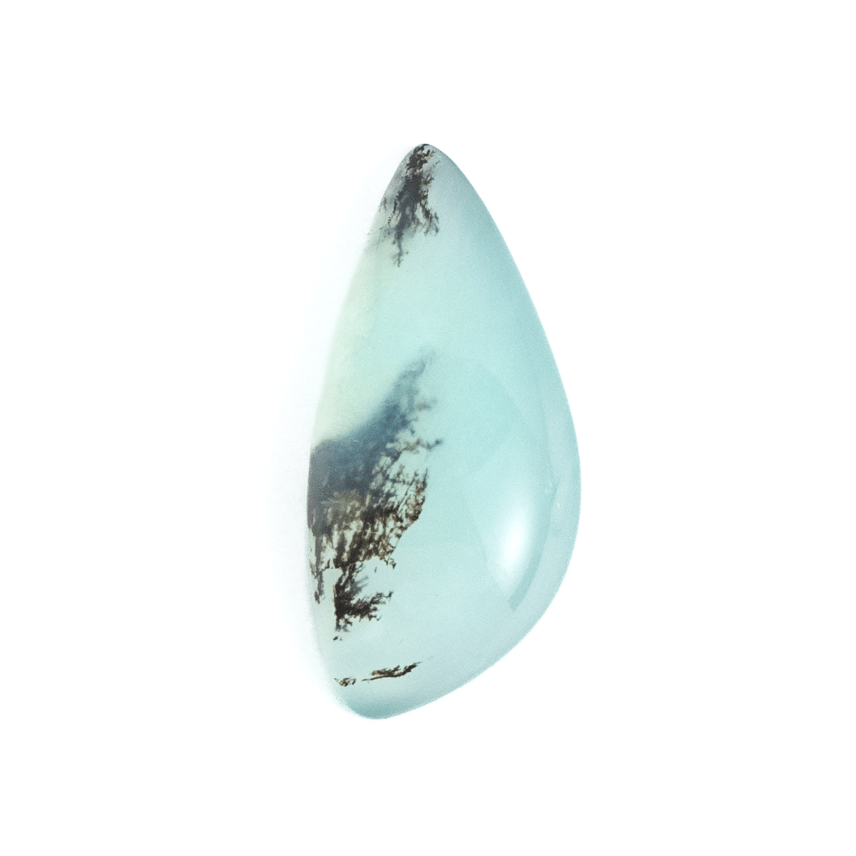 希少な青いデンドリティックオパール】ブルーデンドリティックオパール