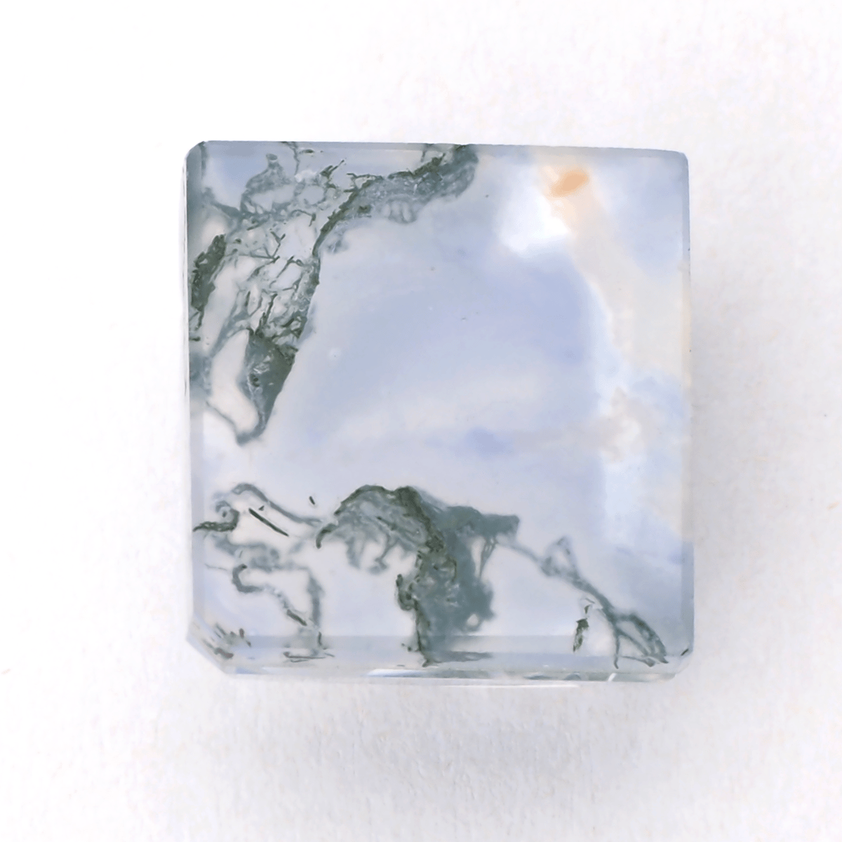 美麗ダブレット】クォーツxモスアゲート 14.95ct | まるむ商会