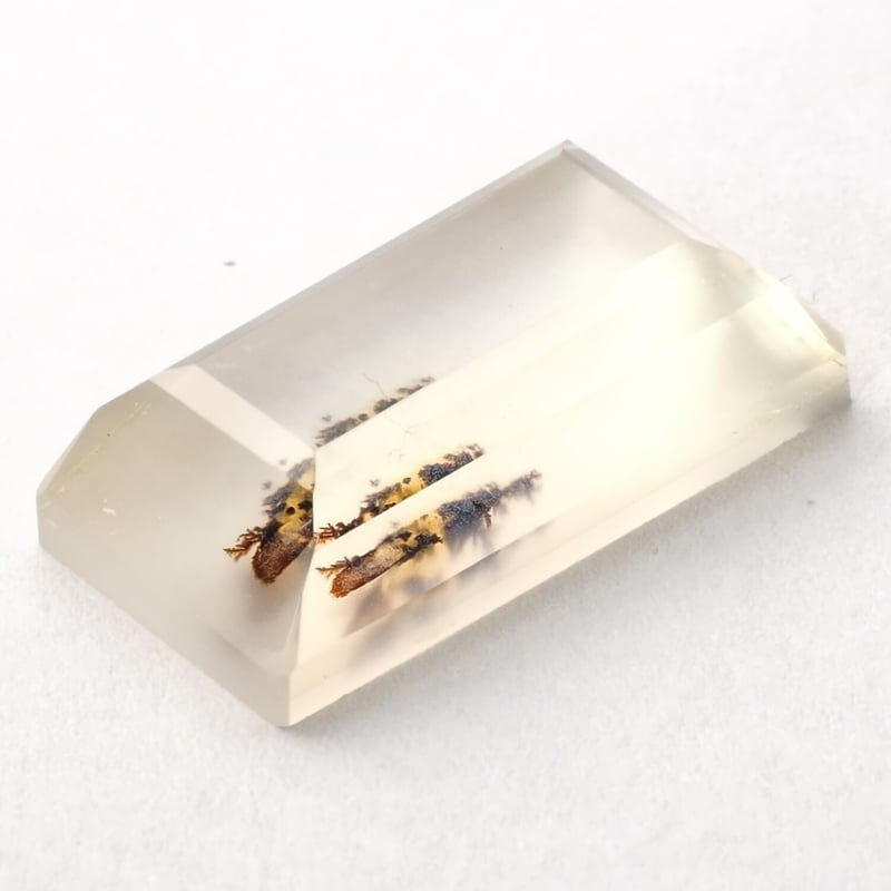 美麗ダブレット】クォーツxデンドリティックアゲート 20.95ct | まるむ商会