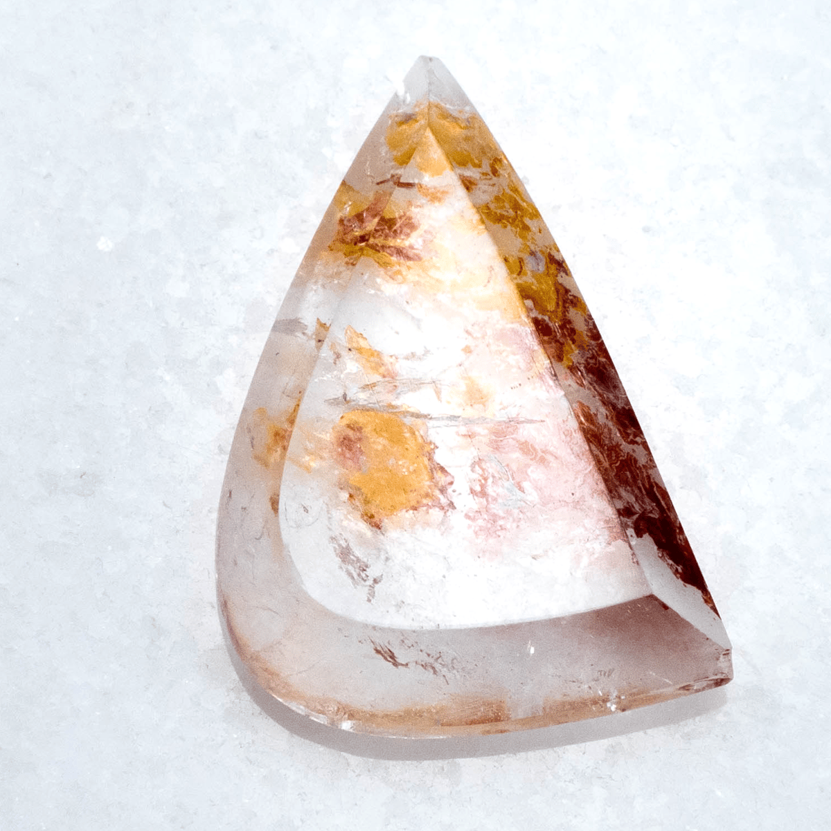 魅惑のインクルージョン】 リモナイトインクォーツ 13.15ct