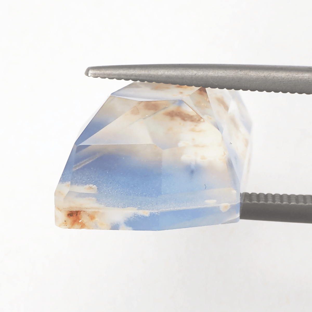 美麗ダブレット】クォーツxリーフアゲート 19.40ct | まるむ商会