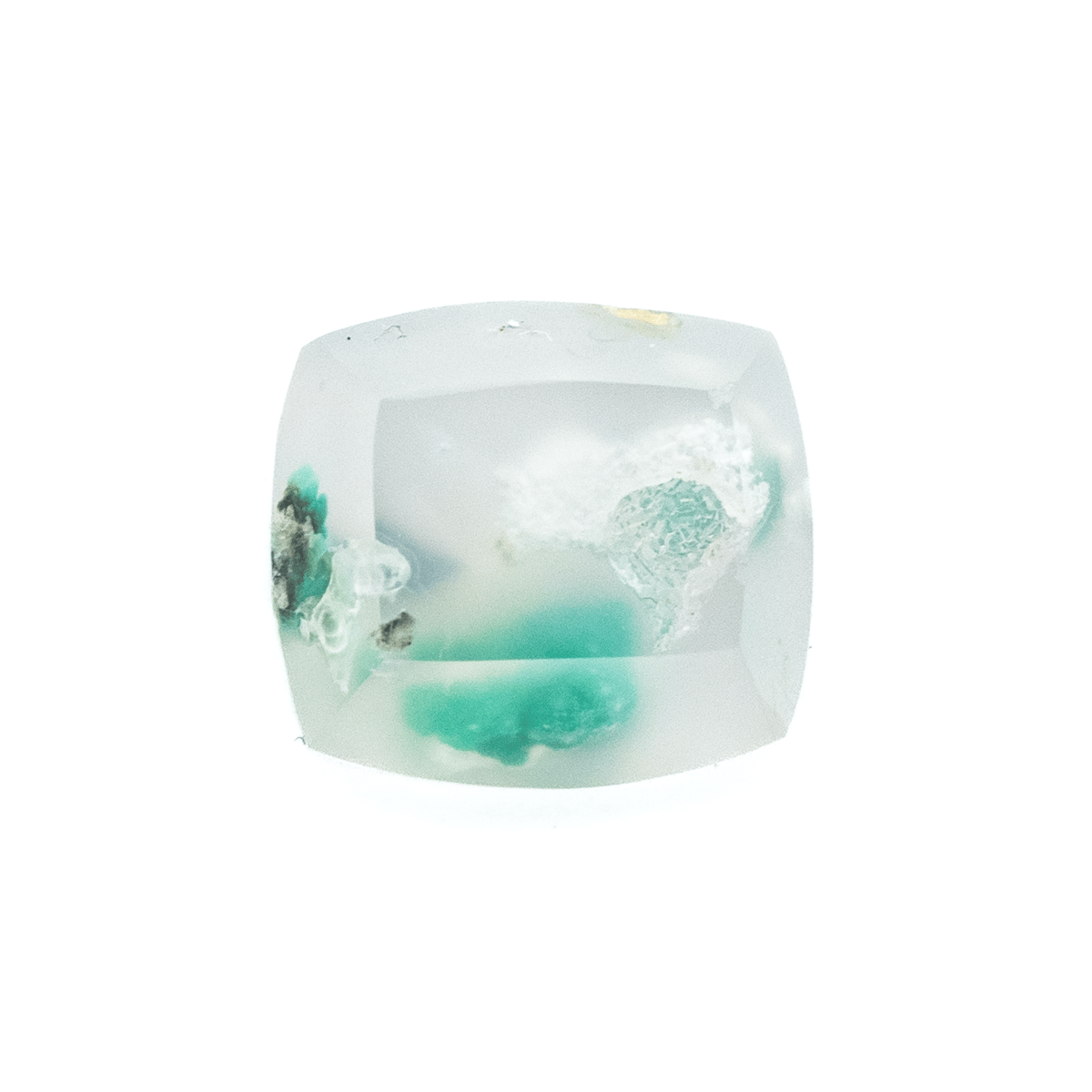 鮮やかインクルージョン】コッパークリソコラインカルセドニー 4.65ct