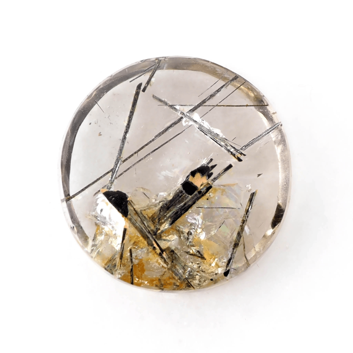 魅惑のインクルージョン】トルマリンインクォーツ 23.0ct | まるむ商会