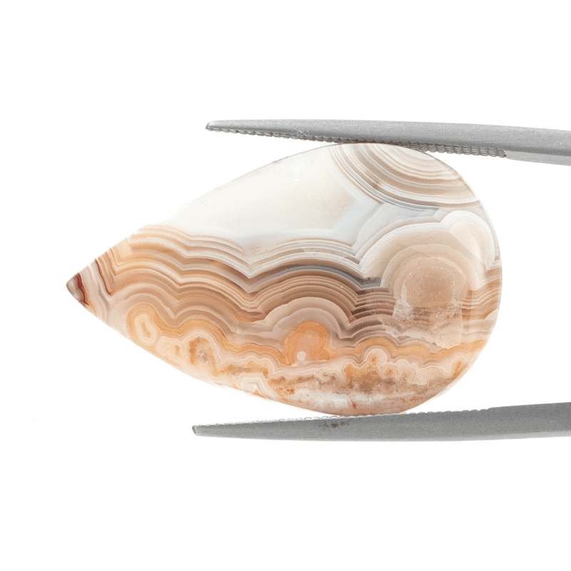 眺めて楽しい模様の美】 クレイジーレースアゲート 19.9ct | まるむ商会