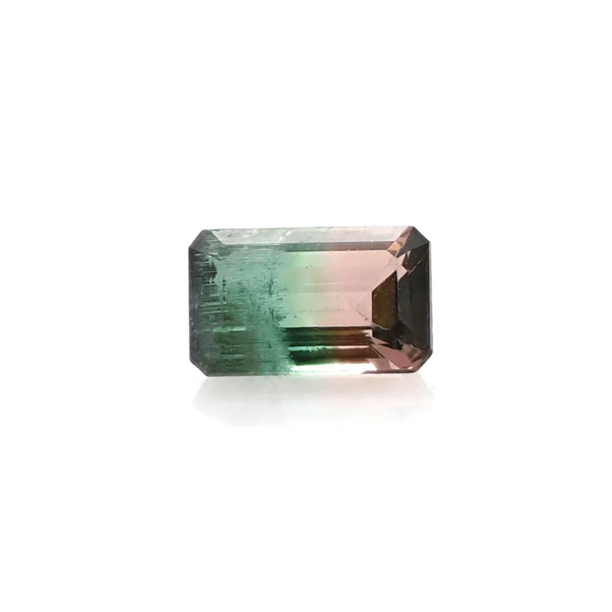 濃厚な色のグラデーション】バイカラートルマリン 0.75ct | まるむ商会