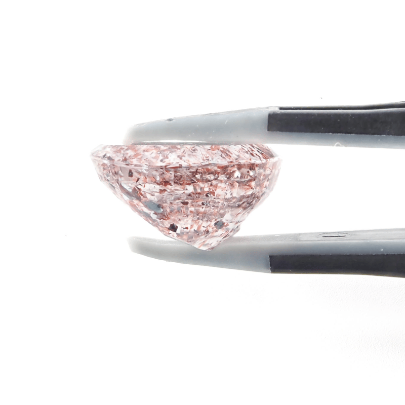 魅惑のインクルージョン】レピドクロサイトインクォーツ 15.0ct | まる