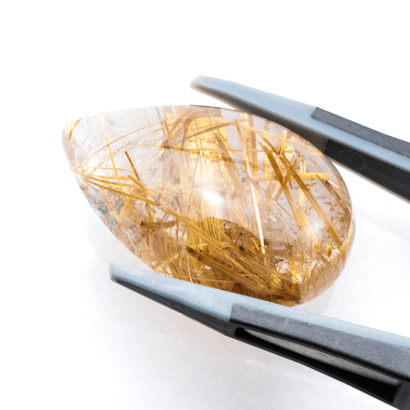 大粒カボション】ルチルクォーツ 29.5ct | まるむ商会