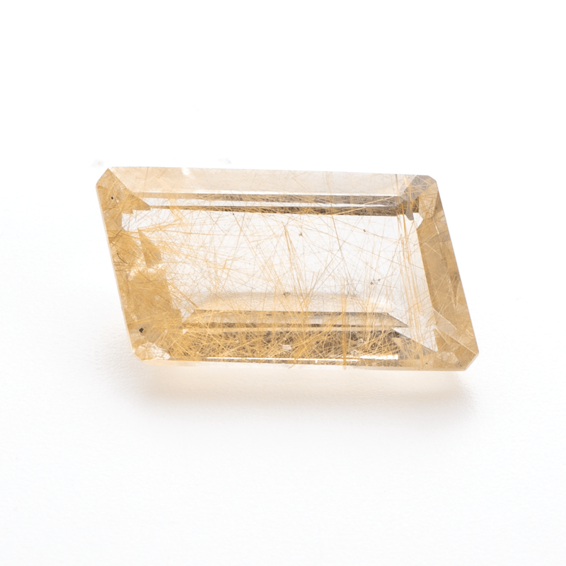 繊細な黄金の針が魅力】ルチルクォーツ 11.55ct | まるむ商会 繊細な黄金の針が魅力】ルチルクォーツ 11.55ct | まるむ商会