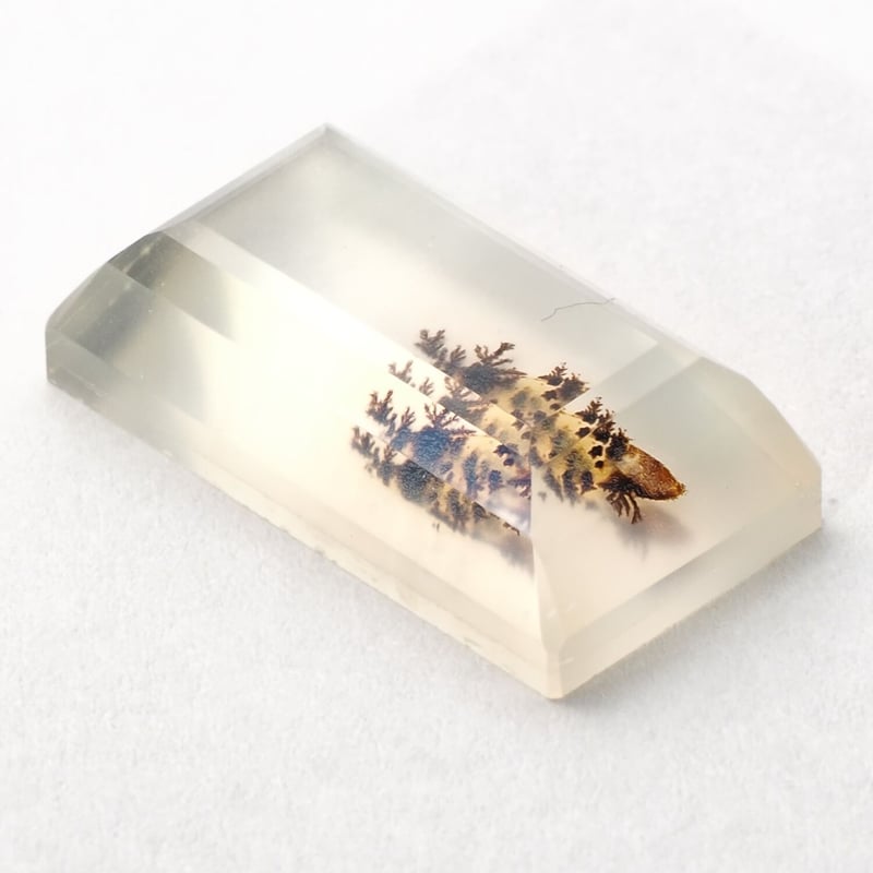 美麗ダブレット】クォーツxデンドリティックアゲート 20.95ct | まるむ商会