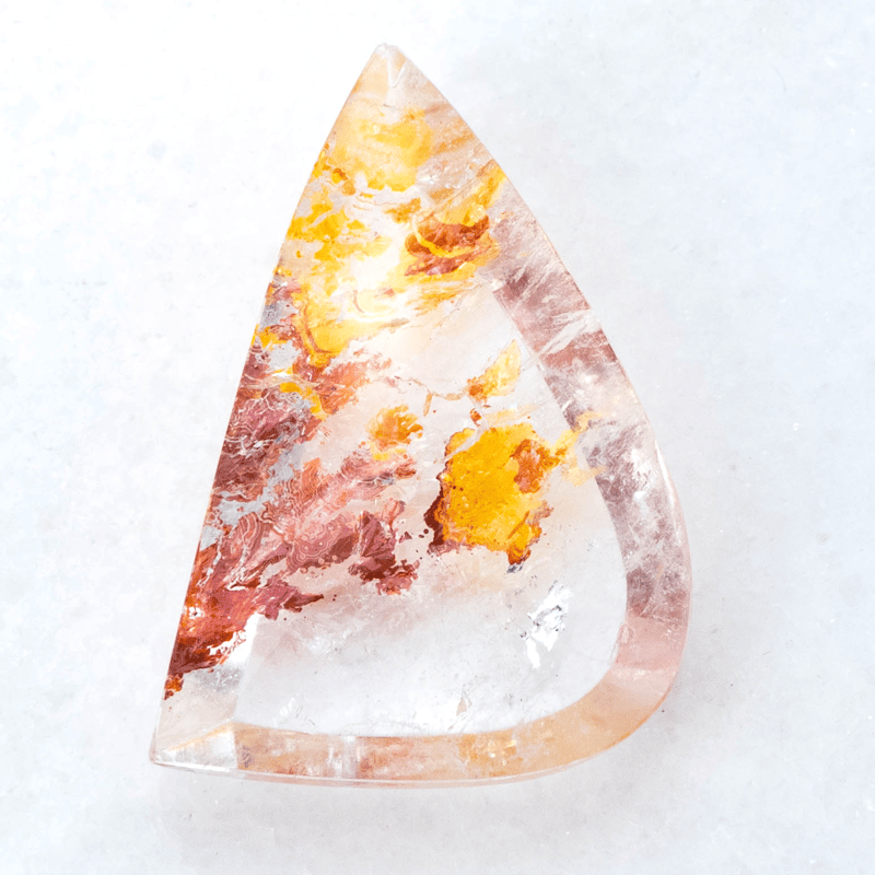 最強神道術式かけ！万事成功 【超レアキラキラ】リモナイトインクォーツ 楽天市場】【 1点物 】オーロラインクォーツ ルース 9.54ct 三角