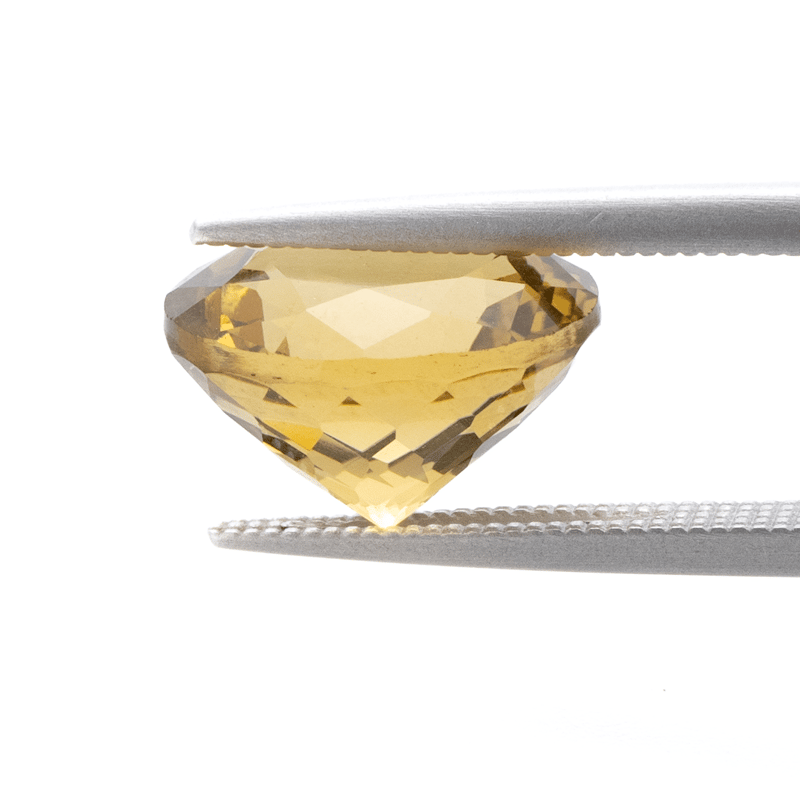 希少な濃厚カラーの非加熱シトリン】シトリン 7.05ct | まるむ商会