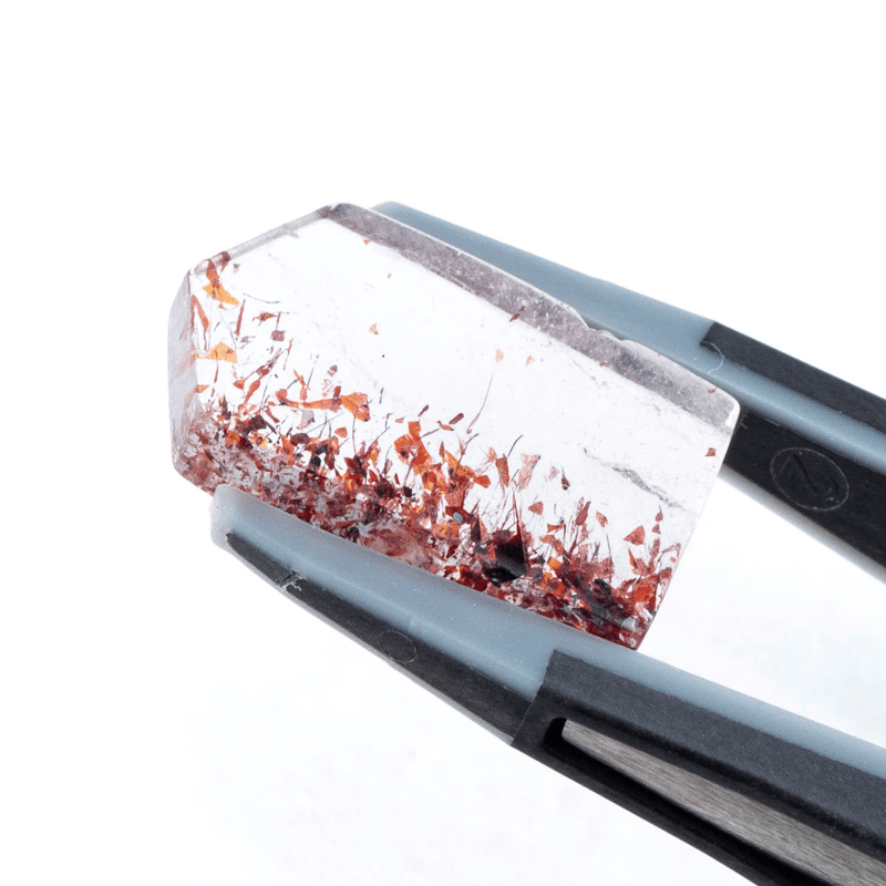 専用【極上,美品】レピドクロサイトインクォーツ　１２,６㎜ 魅惑のインクルージョン】レピドクロサイトインクォーツ 7.45ct | まる