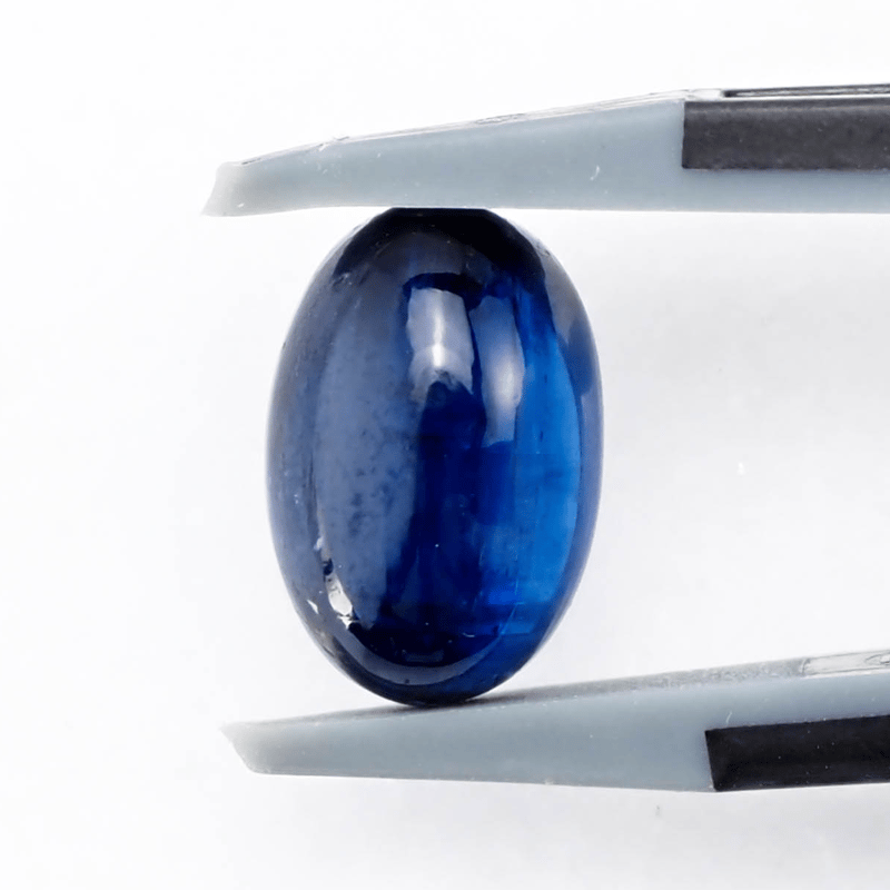 つややかなブルーのカボション】カイヤナイト 4.85ct | まるむ商会
