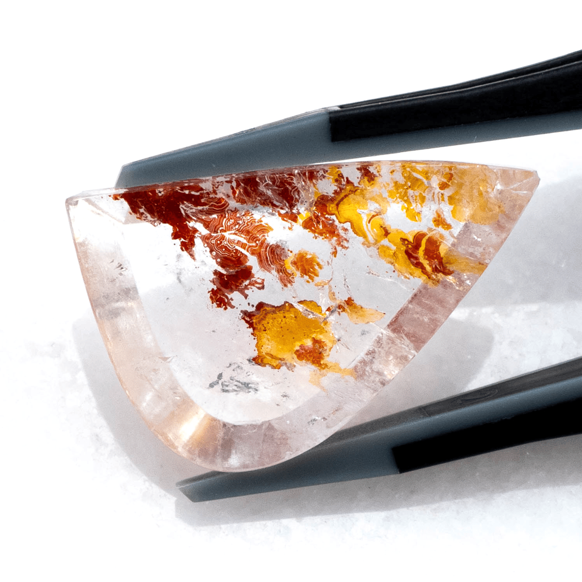 魅惑のインクルージョン】 リモナイトインクォーツ 13.15ct 魅惑のインクルージョン】 リモナイトインクォーツ 13.15ct
