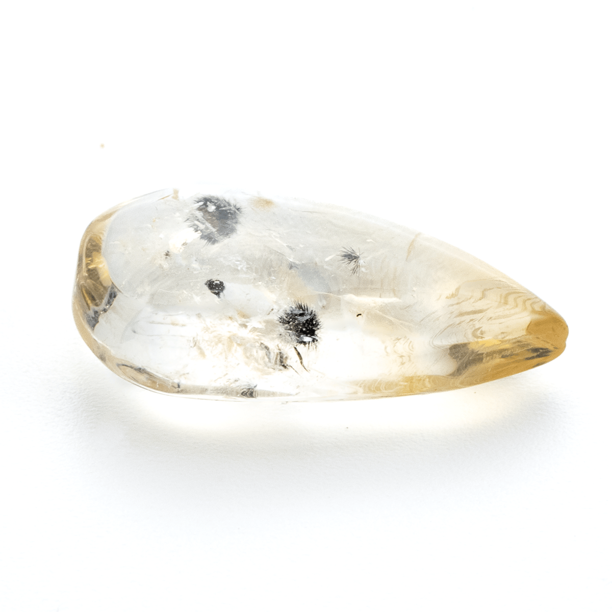 内包物がかわいい希少石】ロマネサイトインシトリン 12.85ct