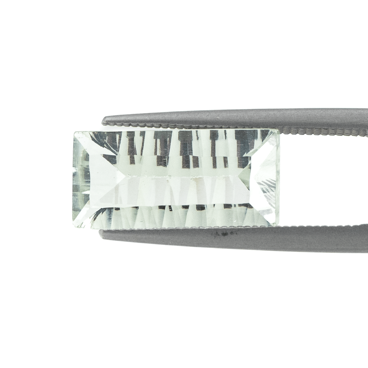 繊細なカットで華やかなきらめき】グリーンアメジスト 5.47ct | まるむ商会