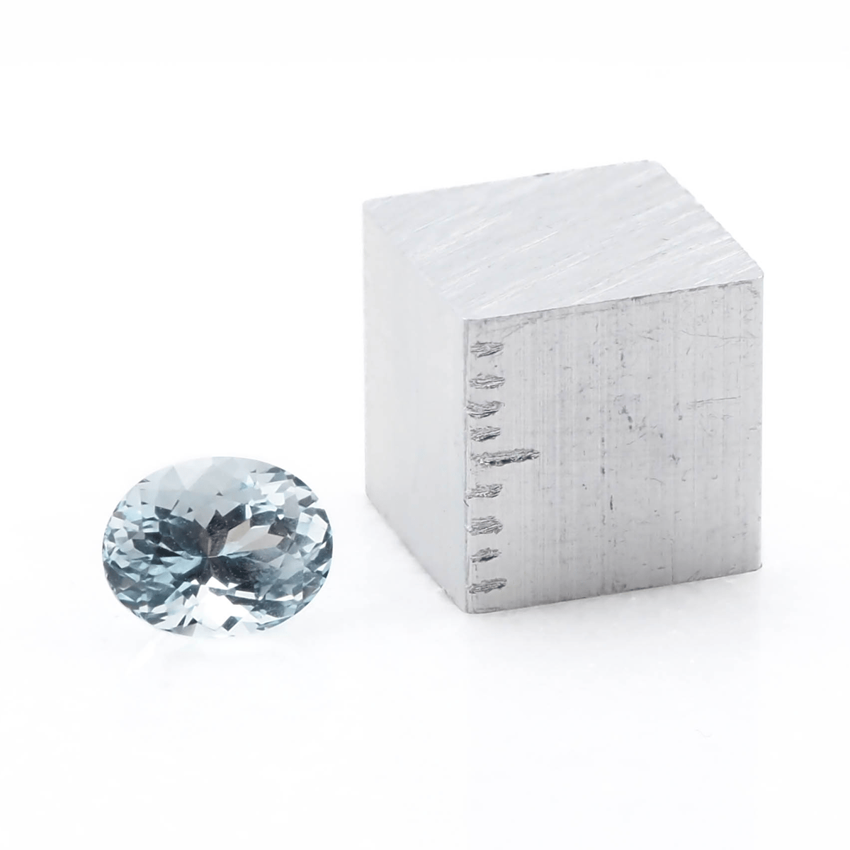 なーさま専販売済　宝石ルース 【希少な正方形！みずみずしいカラー】天然アクアマリ なーさま専販売済 宝石ルース 【希少な正方形！みずみずしい