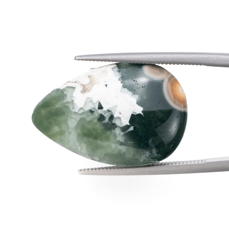 海の宝石・オーシャンジャスパー】オーシャンジャスパー 21.7ct | まる