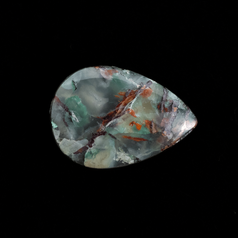 鮮やかインクルージョン】コッパークリソコラインカルセドニー 11.40ct