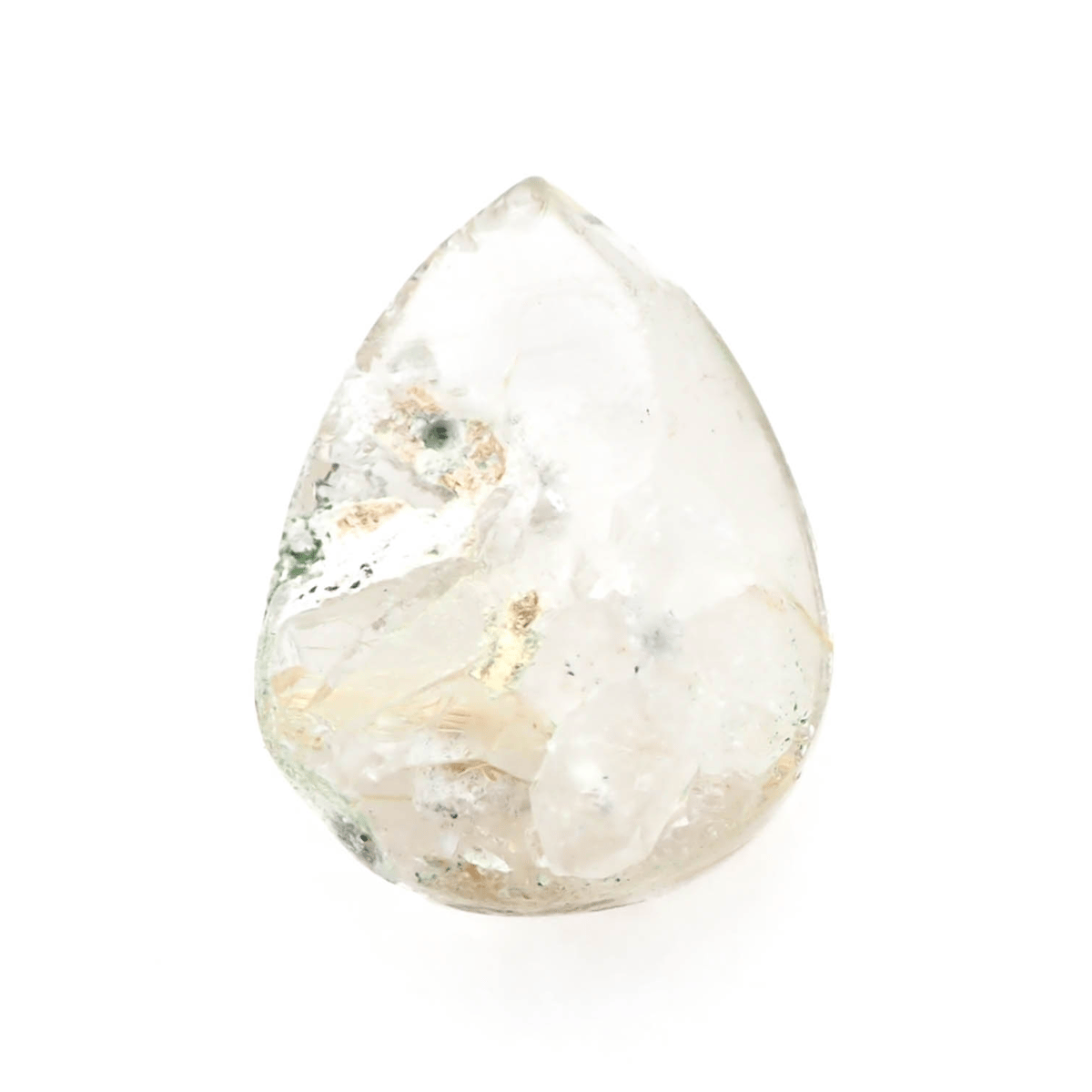 魅惑のインクルージョン】ルチル入りホワイトガーデンクォーツ 8.8ct 