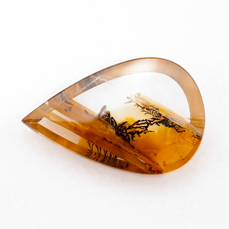 幾何学模様の不思議なクォーツ】デンドリティッククォーツ 24.95ct