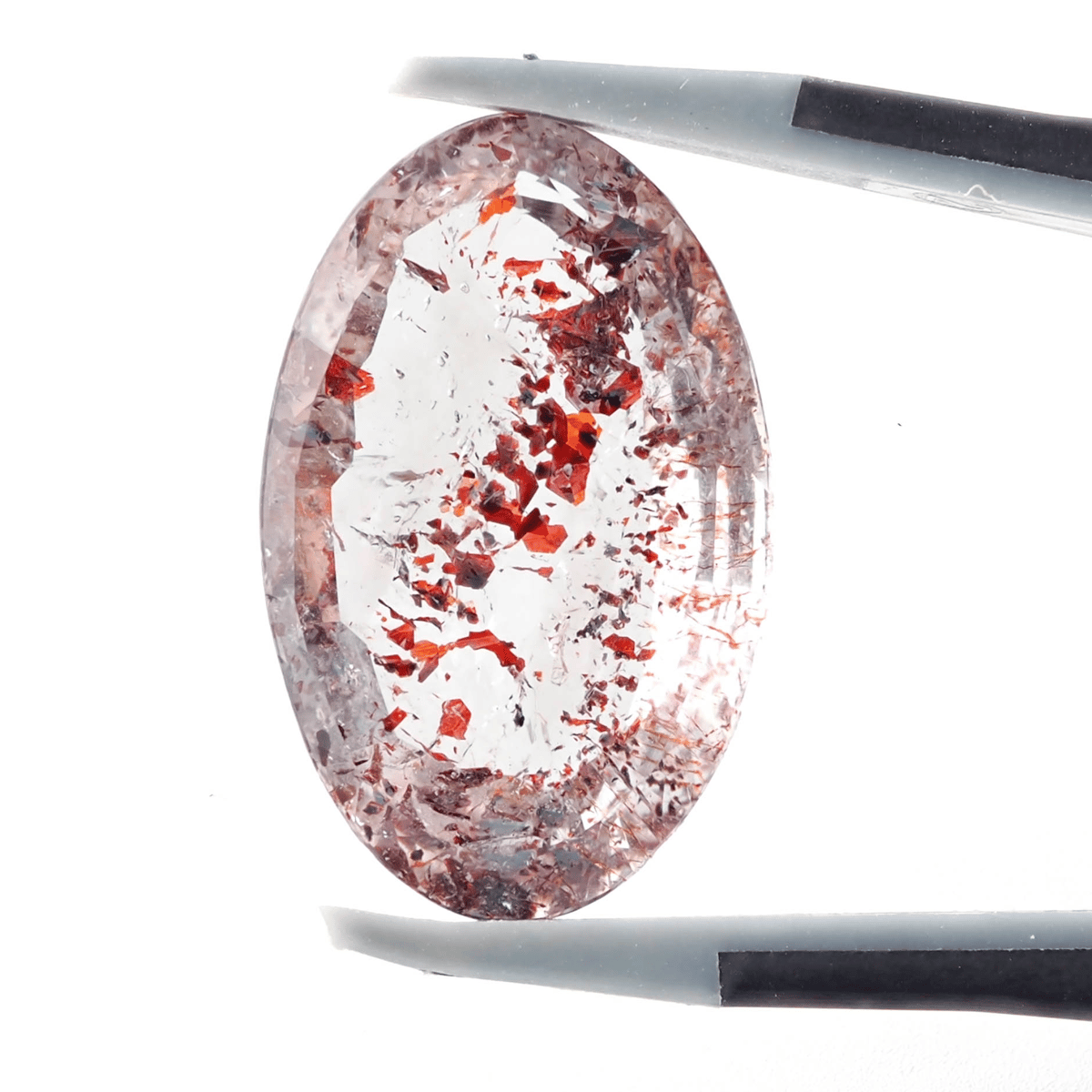 魅惑のインクルージョン】レピドクロサイトインクォーツ 15.0ct | まる