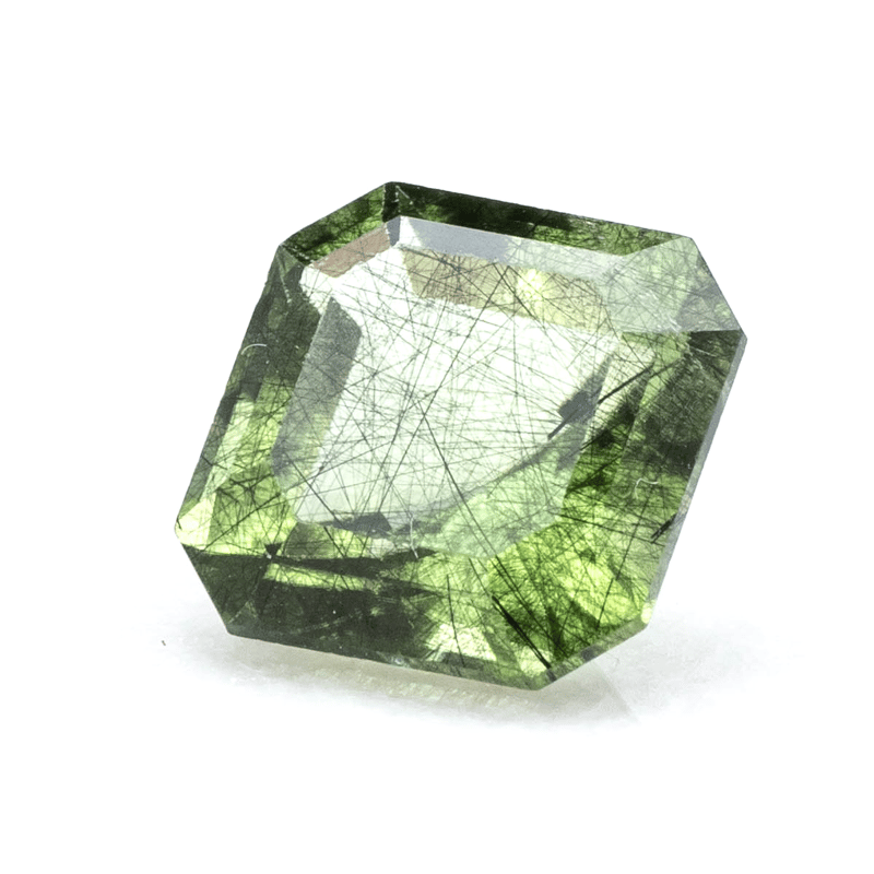希少！針状インクルージョンが美しい】 ルチルペリドット 7.60ct