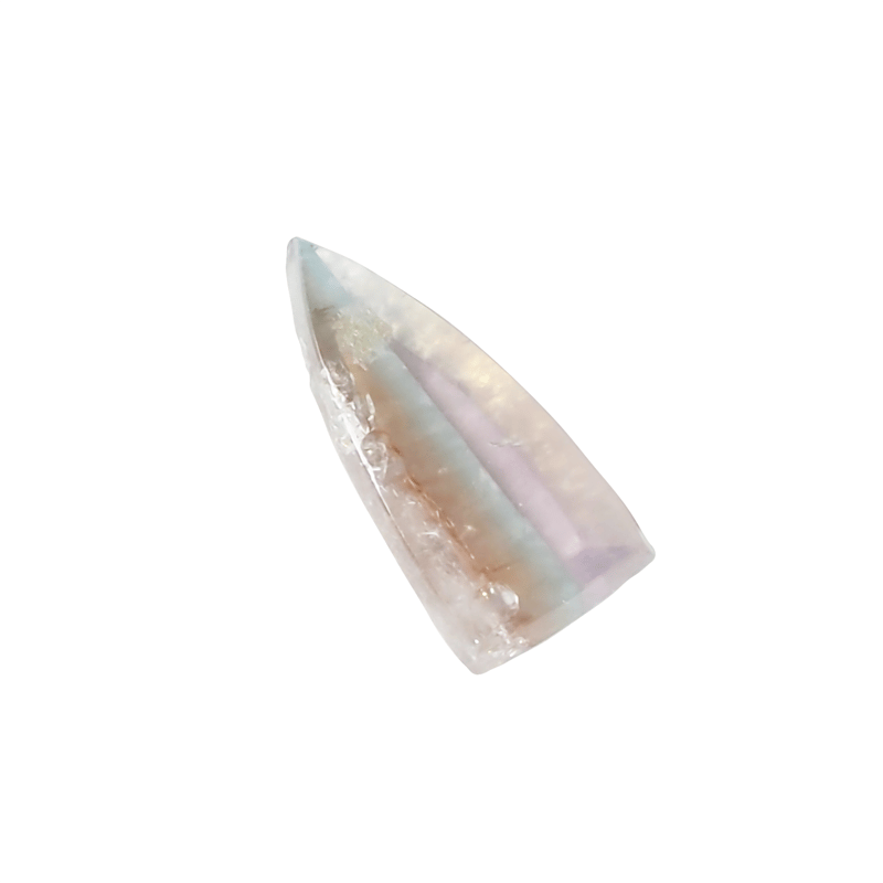 ギラライトのストライプ】ギラライトインクォーツ 1.4ct | まる