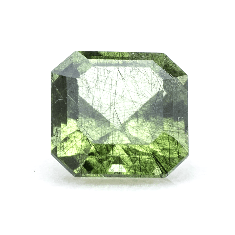 希少！針状インクルージョンが美しい】 ルチルペリドット 7.60ct