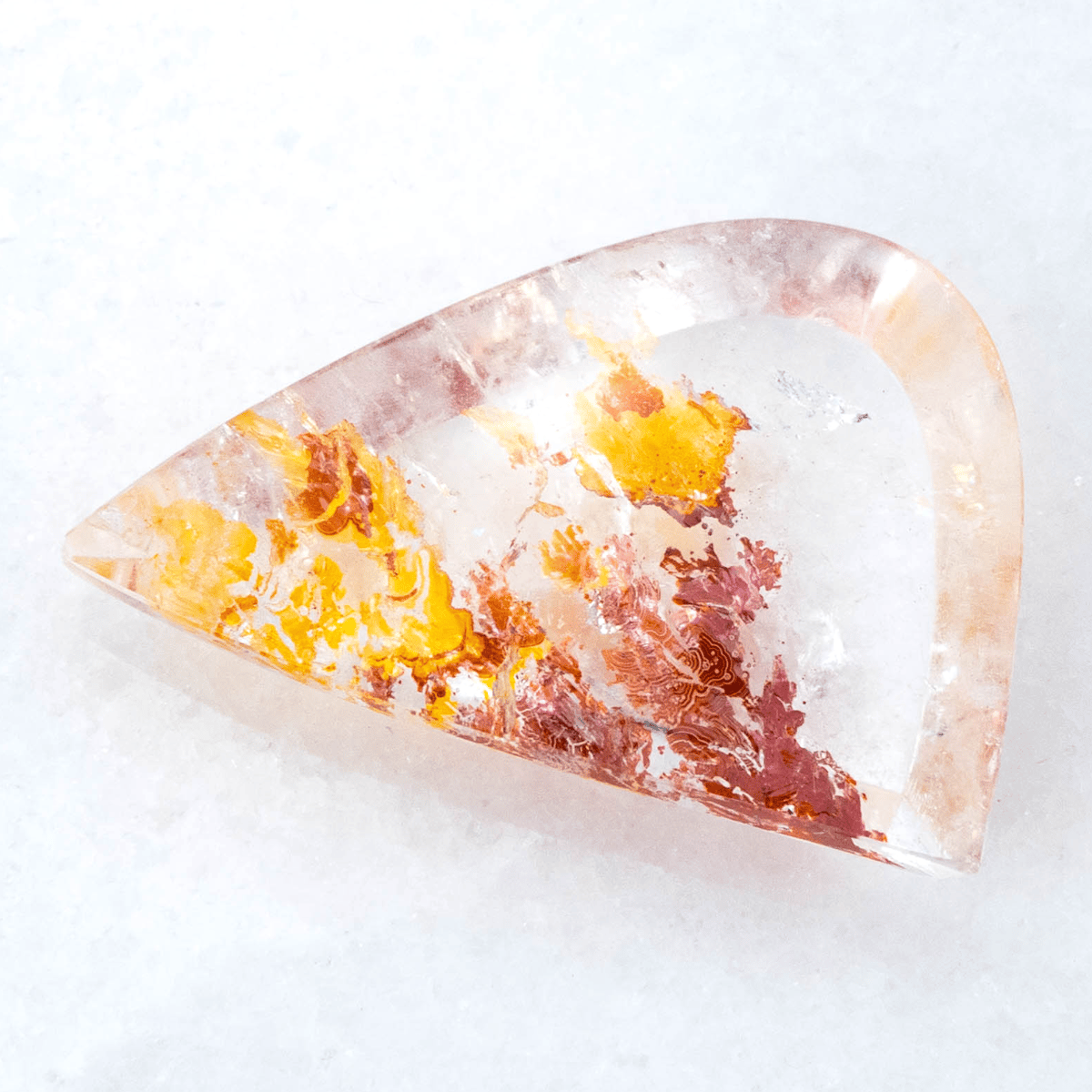 魅惑のインクルージョン】 リモナイトインクォーツ 13.15ct 魅惑のインクルージョン】 リモナイトインクォーツ 13.15ct