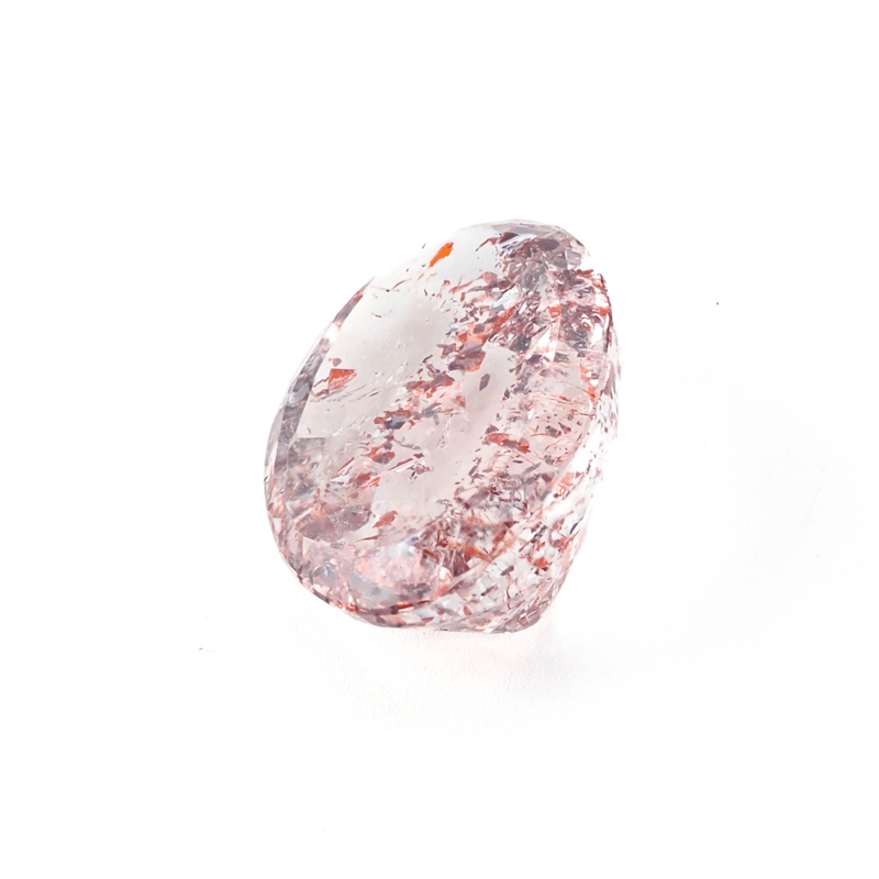 魅惑のインクルージョン】レピドクロサイトインクォーツ 15.0ct | まる