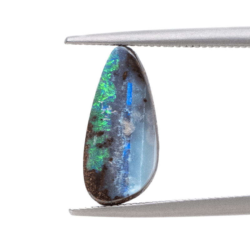 あふれるブルーの光が魅力】ボルダーオパール 1.95ct | まるむ商会