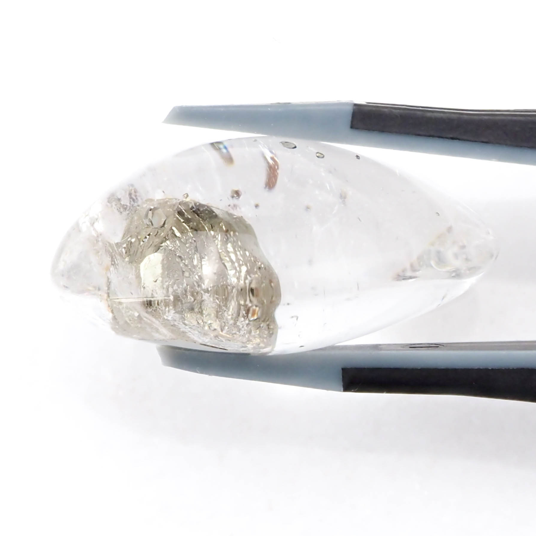 レアな大粒パイライト】パイライトインクォーツ 43.7ct | まるむ商会