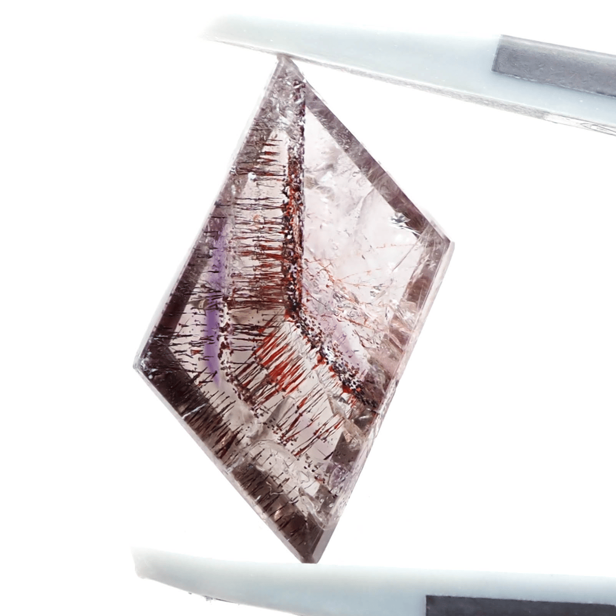 魅惑のインクルージョン】ゲーサイトインアメジスト 5.4ct | まるむ商会