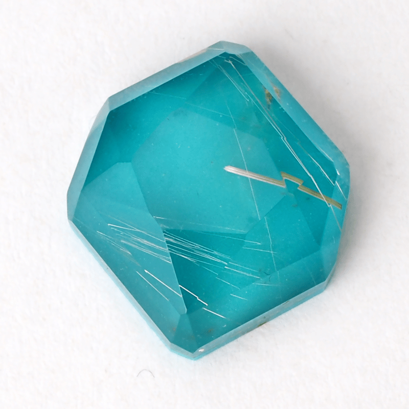 美麗ダブレット】ルチルクォーツxターコイズ 10.80ct | まるむ商会