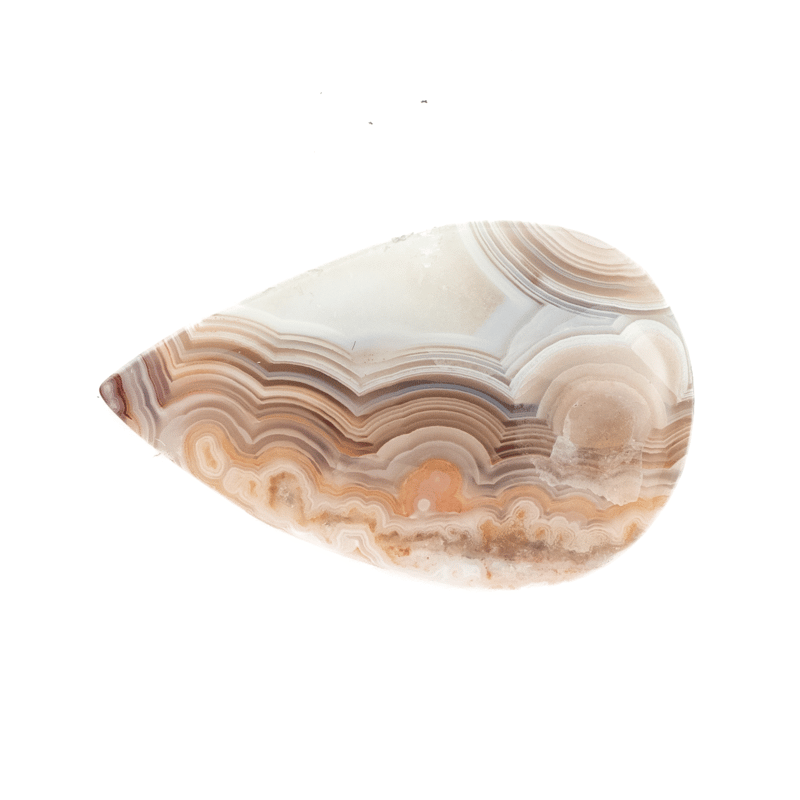 【コレクターズアイテム】クレイジーレースアゲート 眺めて楽しい模様】 クレイジーレースアゲート 10.7ct | まるむ商会